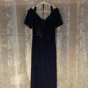 Dark navy size 8 formal dress